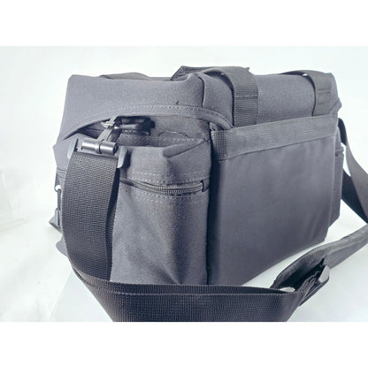 [Pre-owned] Genuine Canon Camera Lens Shoulder Bag Nylon Black — MINT — Japan #4687