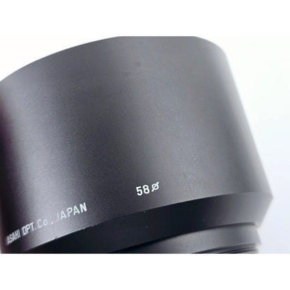 [Pre-owned] Pentax 58mm Lens Hood for Takumar 135mm f/2.5 & 200mm f/4 w/ Cap — Near MINT — Japan #4344