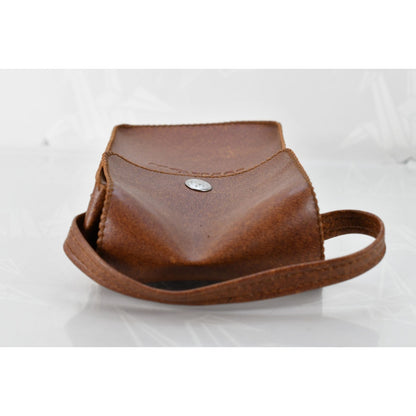 [Pre-owned] Nikon SS-7 Soft Brown Leather Flash Case for SB-7 SB-8 SB-9 SB-10 — MINT — Japan #2398