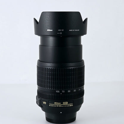 [Pre-owned] Nikon AF-S DX Nikkor 18-105mm f/3.5-5.6G ED VR Zoom Lens — Mint — Japan #5790