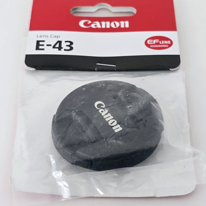 [Pre-owned] Canon E-43 Front Lens Cap 43mm for EF-M 22mm STM — Unused — Japan #5293