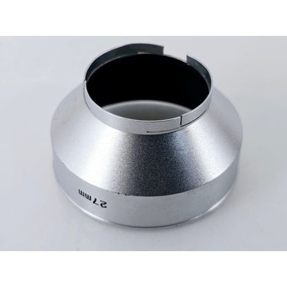 [Pre-owned] Walz 27mm Metal Lens Hood w/ 27 W.Y1 Yellow Filter — Near MINT — Japan #4041