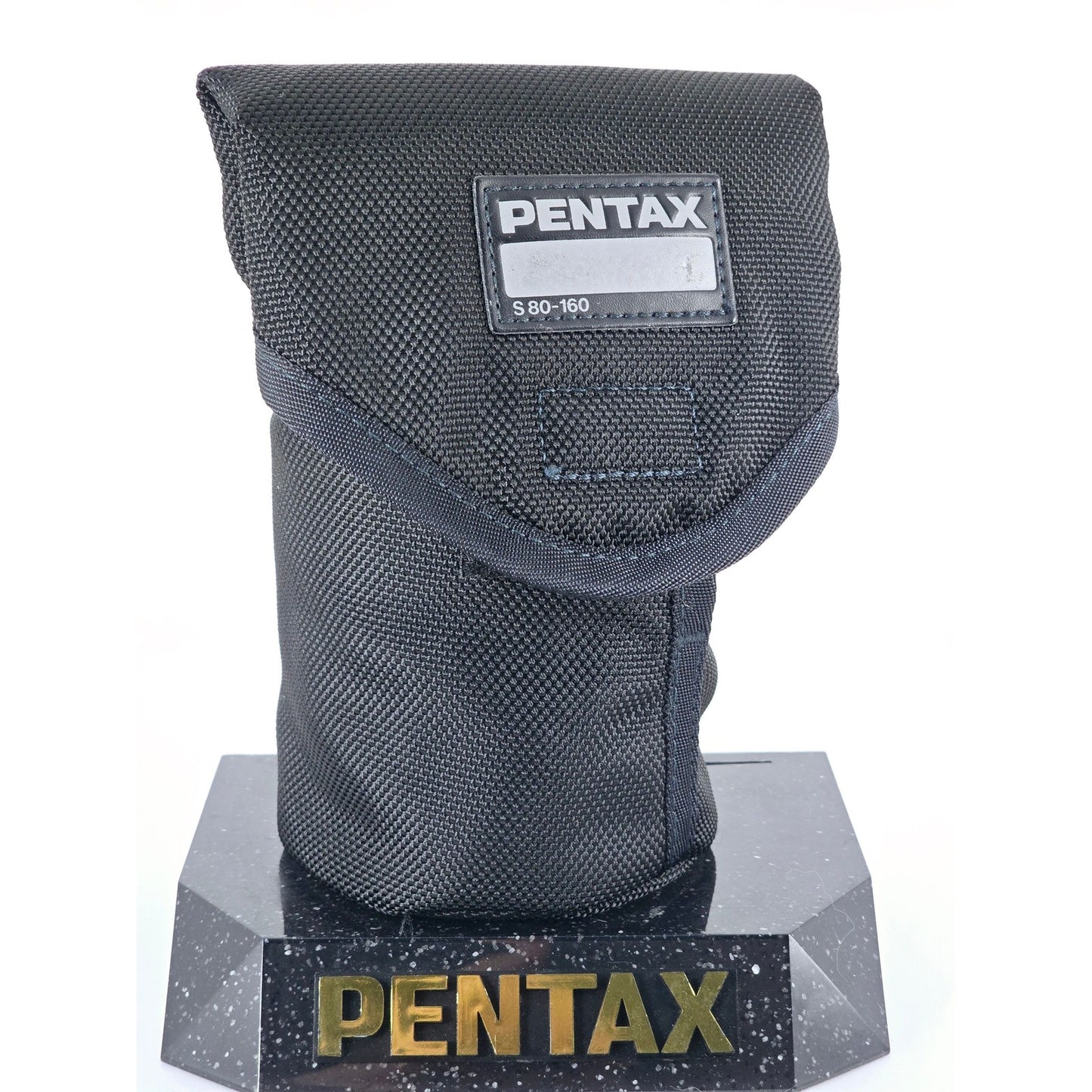 [Pre-owned] Pentax S80-160mm Genuine Soft Lens Case — MINT — Japan #3518