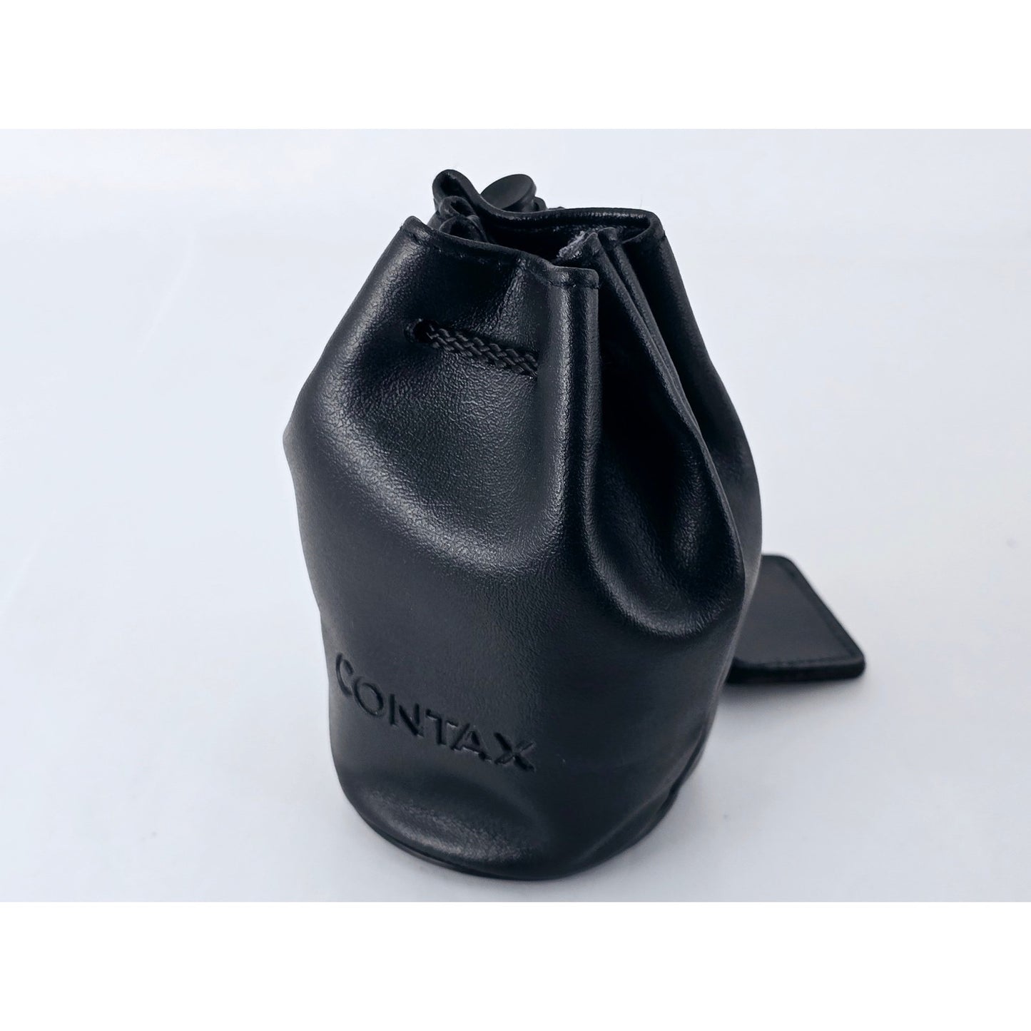 [Pre-owned] Contax GCL-1 Genuine Original Leather Pouch Lens Case — MINT — Japan #3590