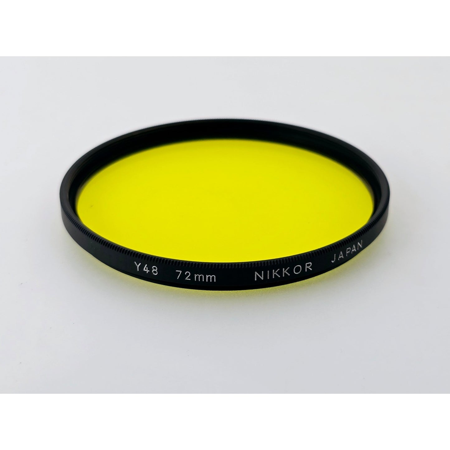 [Pre-owned] Nikon Y48 72mm Yellow Lens Filter — MINT — Japan #5024