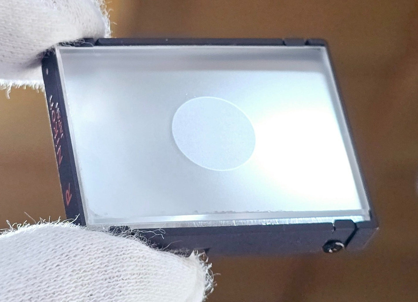 [Pre-owned] Nikon F3 Focusing Screen Type R (Red Dot) Genuine — Near Mint — Japan #5046