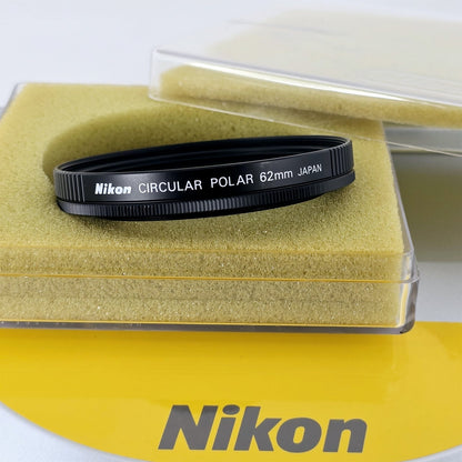 [Pre-owned] Genuine Nikon Circular Polarizer 62mm CPL Filter for SLR DSLR — Near Mint — Japan #5294