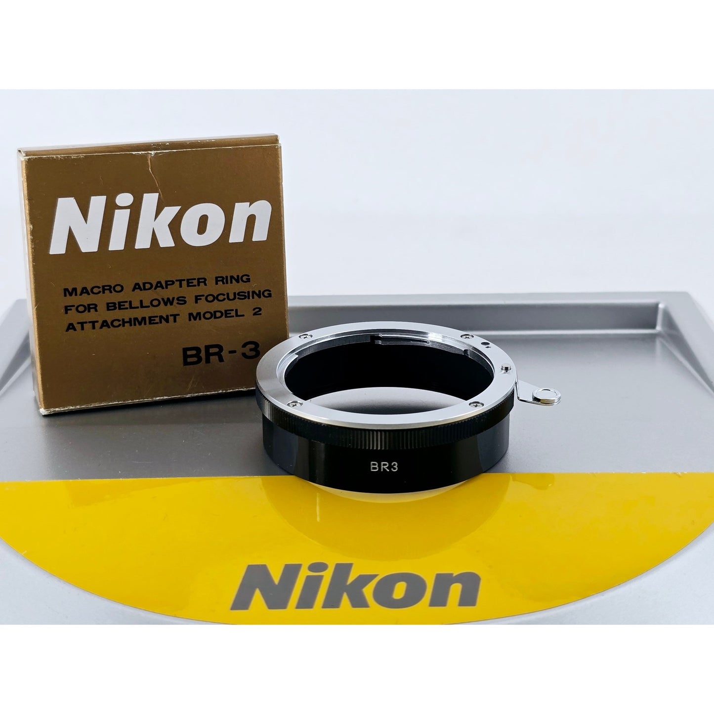 [Pre-owned] Genuine Nikon BR-3 Macro Adapter Ring — Top MINT — Japan #4985