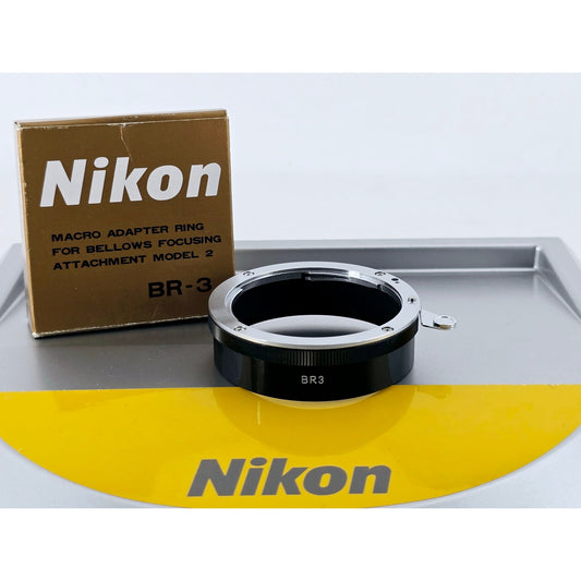 [Pre-owned] Genuine Nikon BR-3 Macro Adapter Ring — Top MINT — Japan #4985