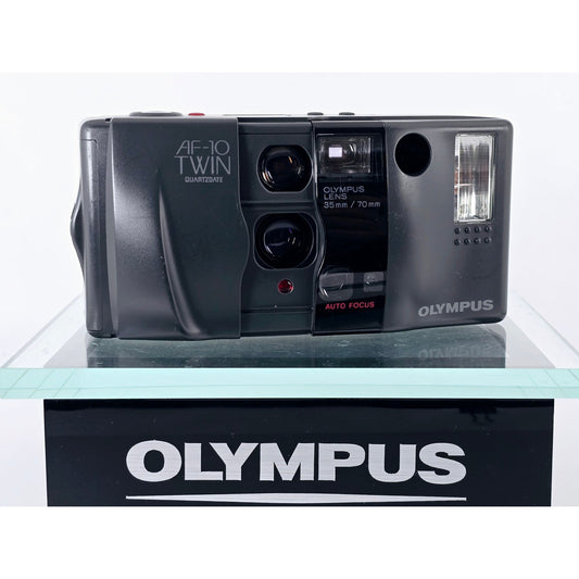 [Pre-owned] Olympus AF-10 TWIN QD Point & Shoot 35mm Film Camera — Near MINT — Japan #5143