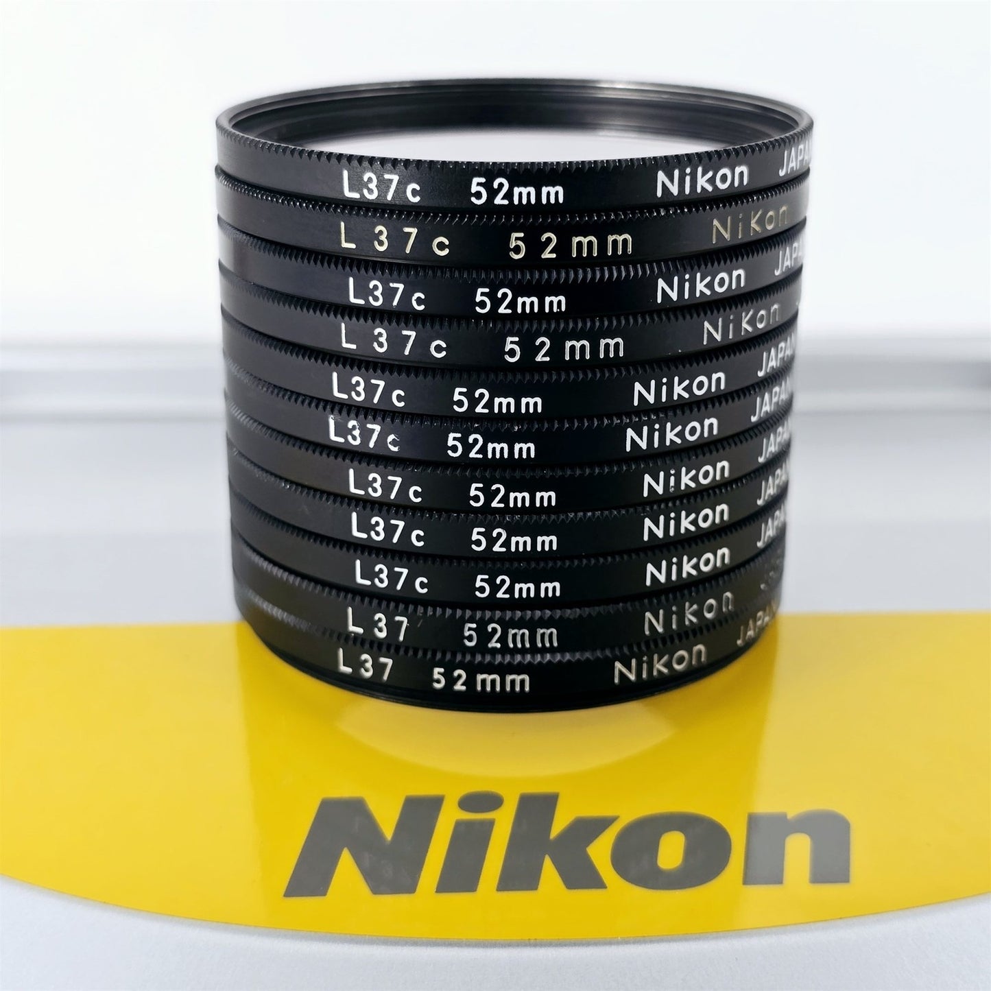 [Pre-owned] Nikon L37 / L37c 52mm UV Protective Lens Filter (Lot of 11) — Near Mint — Japan #5448