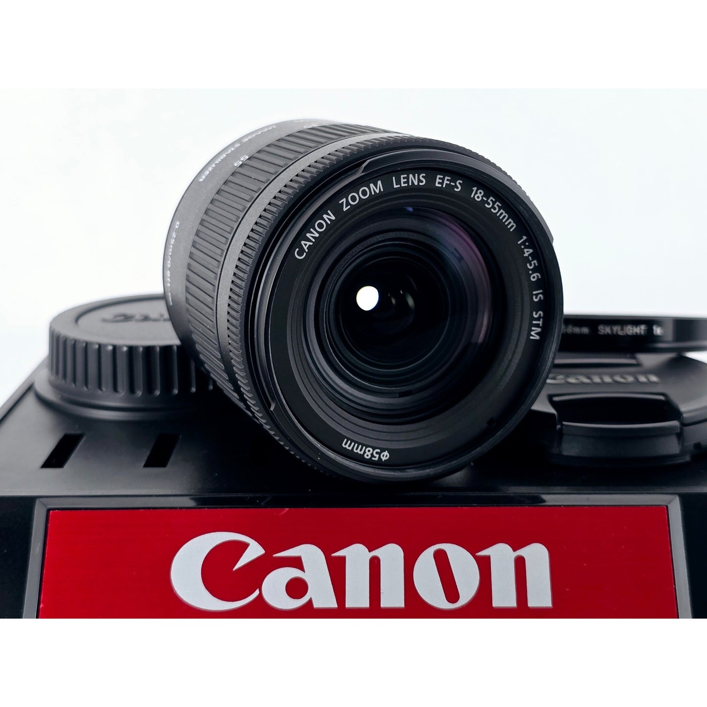 [Pre-owned] Canon EF-S 18-55mm F4-5.6 IS STM AF Zoom Lens — MINT — Japan #4888