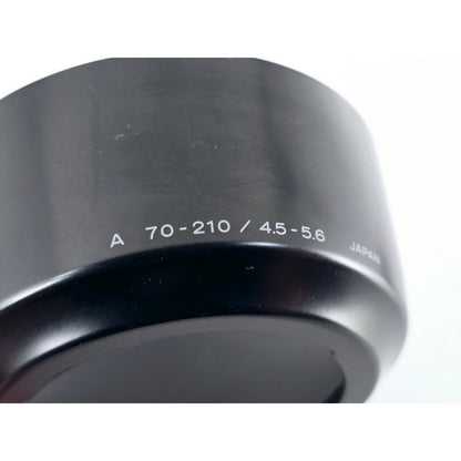 [Pre-owned] Minolta 70-210mm f/4.5-5.6 Plastic Lens Hood — Near MINT — Japan #3872