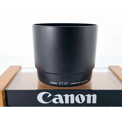[Pre-owned] Canon ET-67 Lens Hood for EF 100mm f/2.8 Macro USM — MINT — Japan #5146