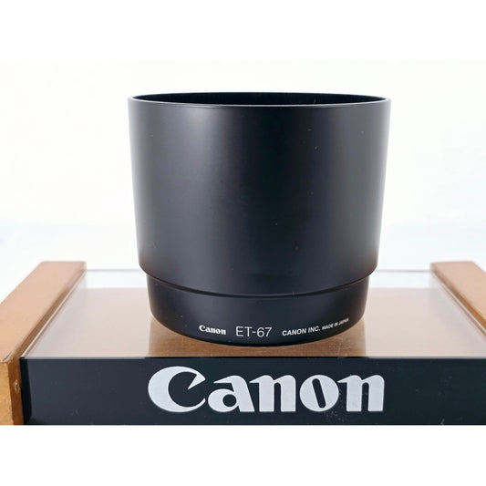 [Pre-owned] Canon ET-67 Lens Hood for EF 100mm f/2.8 Macro USM — MINT — Japan #5146