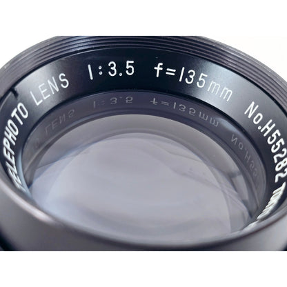 [Pre-owned] Tokyo Koki Minetar Telephoto 135mm F3.5 MF Lens — Near MINT — Japan #3434