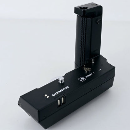 [Pre-owned] Olympus OM Winder 2 Motor Drive for OM-1 OM-2 OM-4 — Excellent+++++ — Japan #5331