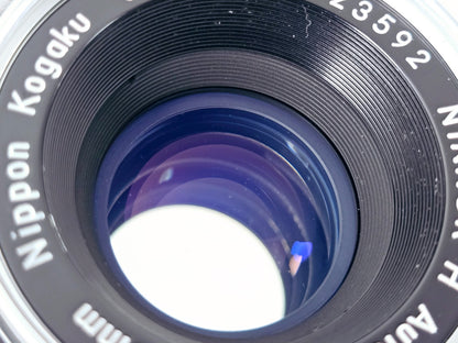 🌸[Near MINT] Nikon Non Ai Nikkor-H Auto 50mm F2 Standard MF Lens From Japan