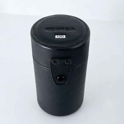 [Pre-owned] Konica Hard Lens Case for 28mm 135mm Lens — Near MINT — Japan #5266