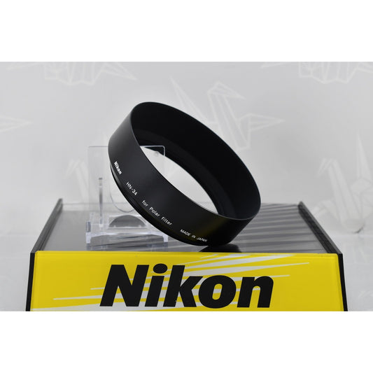 [Pre-owned] Nikon HN-34 Lens Hood for 77mm Circular Polarizing Filter — MINT — Japan #2183