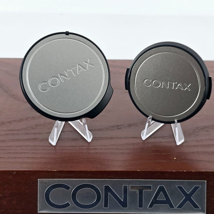 [Pre-owned] Contax GK-B Body Cap & GK-41 46mm Front Lens Cap for G1 G2 — Mint — Japan #5628