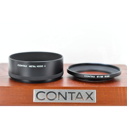 [Pre-owned] Contax Metal Hood 4 with 67/86 Adapter Ring (Genuine) — Near MINT+++ — Japan #2007