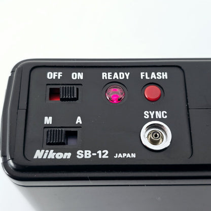 [Pre-owned] Nikon Speedlight SB-12 Shoe Mount Flash for F3 HP — Near Mint+++ — Japan #5360