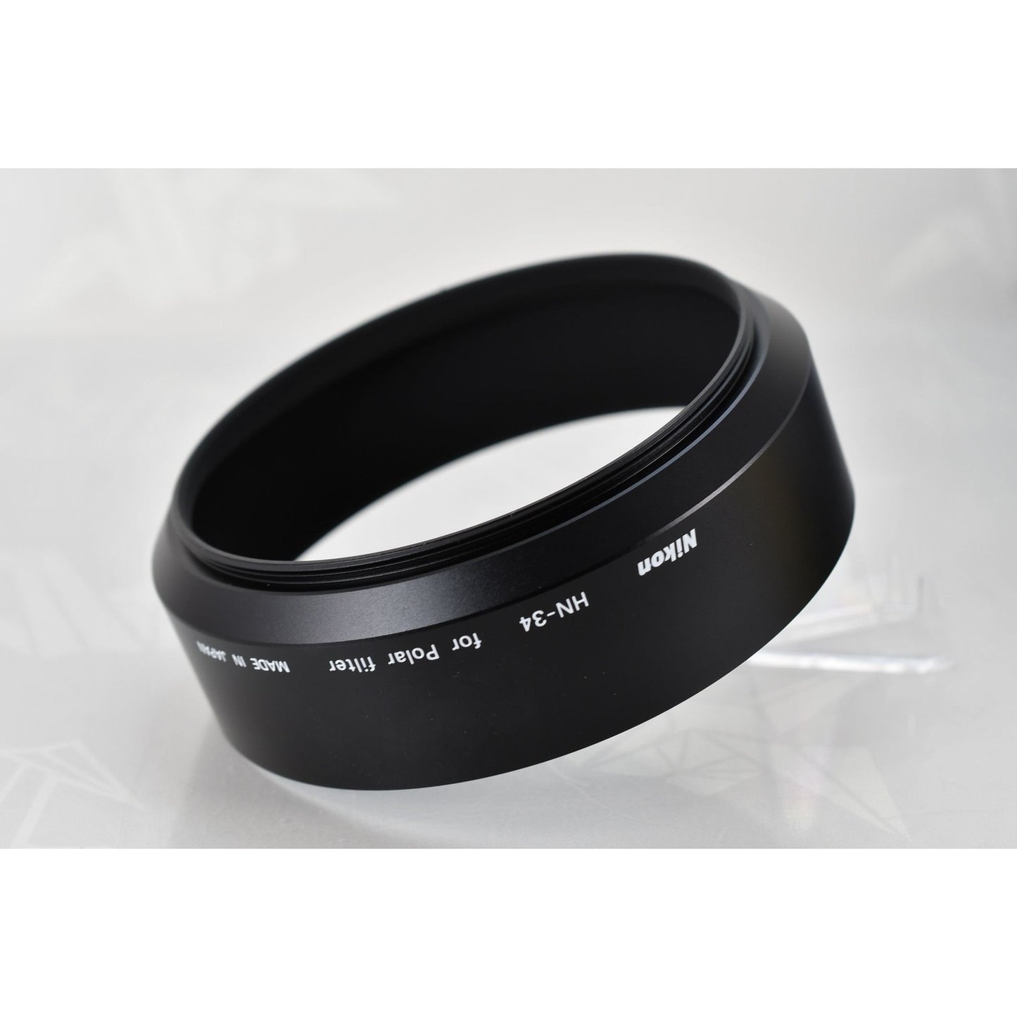 [Pre-owned] Nikon HN-34 Screw-in Lens Hood for 77mm Circular Polarizing Filter — Unused — Japan #2229