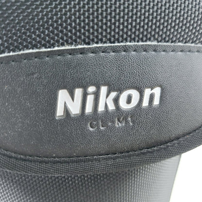 [Pre-owned] Nikon CL-M1 Black Soft Lens Case for 80-400mm f/4.5-5.6D AF — Mint — Japan #5432