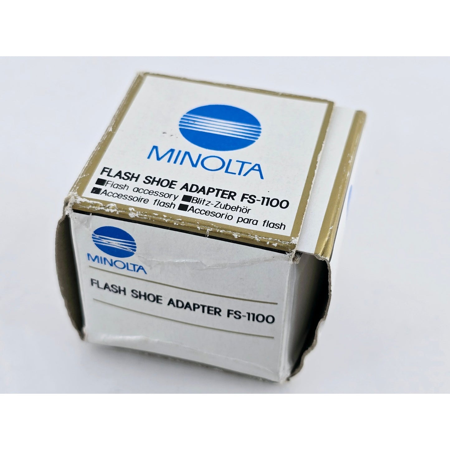 [Pre-owned] Minolta FS-1100 Flash Unit Hot Shoe Adapter — Top MINT — Japan #4197