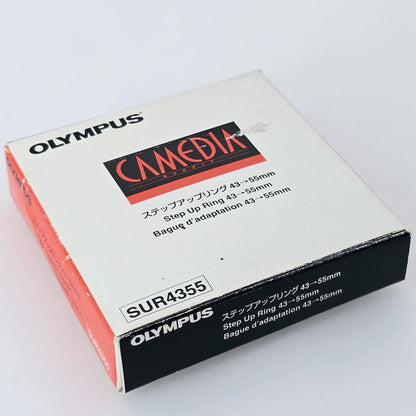 [Pre-owned] Olympus Step Up Ring 43mm to 55mm Filter Adapter — Mint — Japan #5525