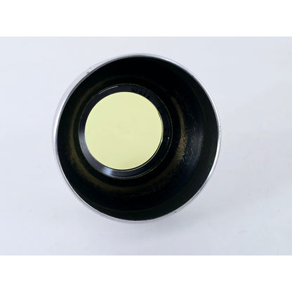 [Pre-owned] Walz 27mm Metal Lens Hood w/ 27 W.Y1 Yellow Filter — Near MINT — Japan #4041