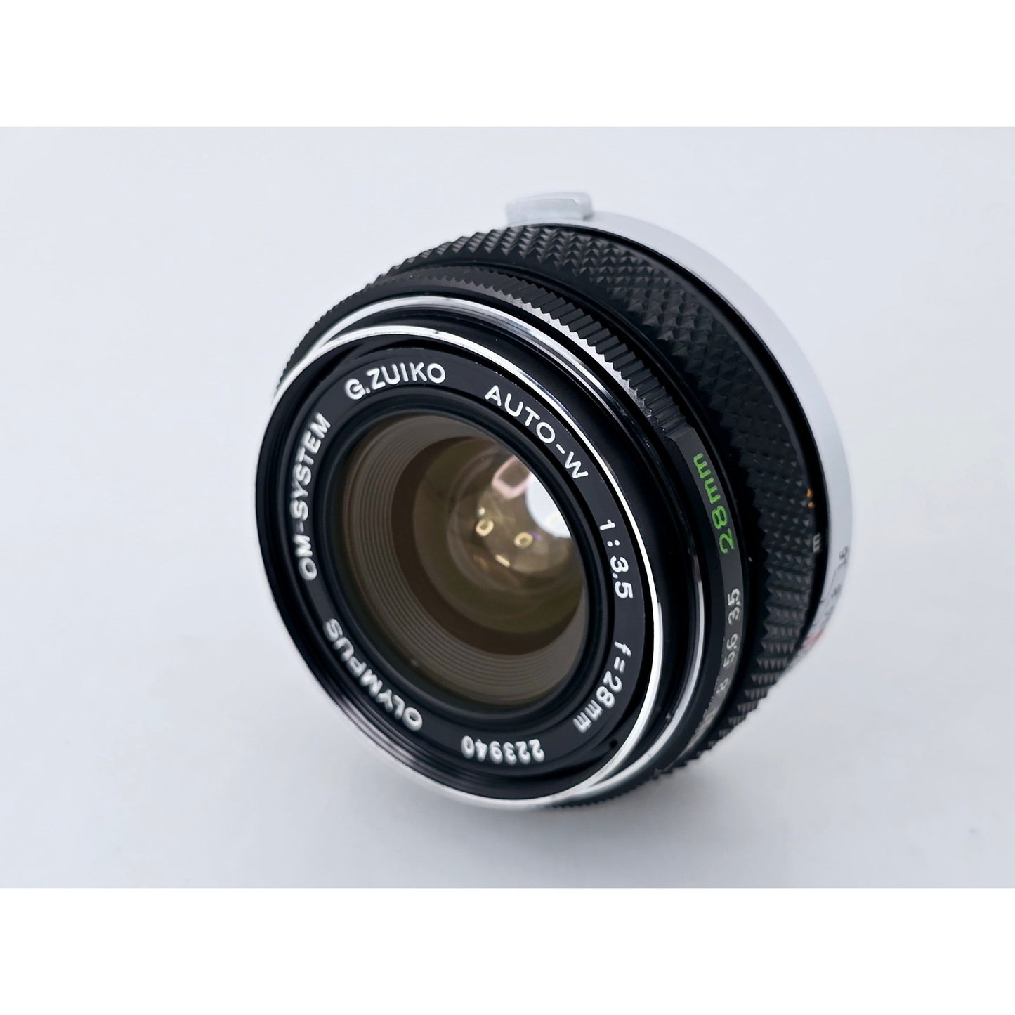 [Pre-owned] Olympus G.Zuiko Auto-W 28mm F3.5 MF Lens — Near MINT — Japan #4363