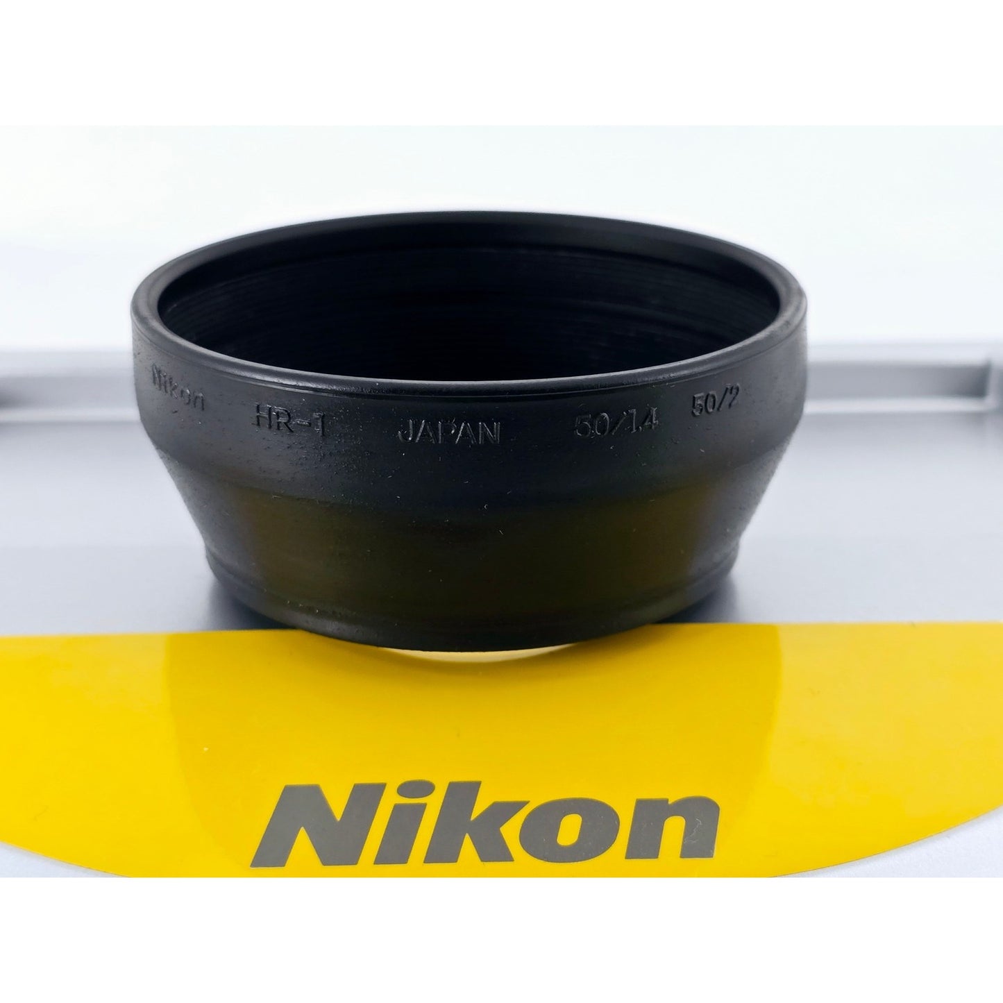 [Pre-owned] Nikon HR-1 Rubber Lens Hood 52mm for 50mm f/1.4 & 50mm f/1.8 — Near MINT — Japan #4936