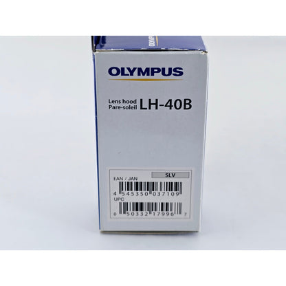 [Pre-owned] Olympus Pen LH-40B Lens Hood Silver for M.Zuiko Digital 45mm F1.8 — MINT — Japan #4088
