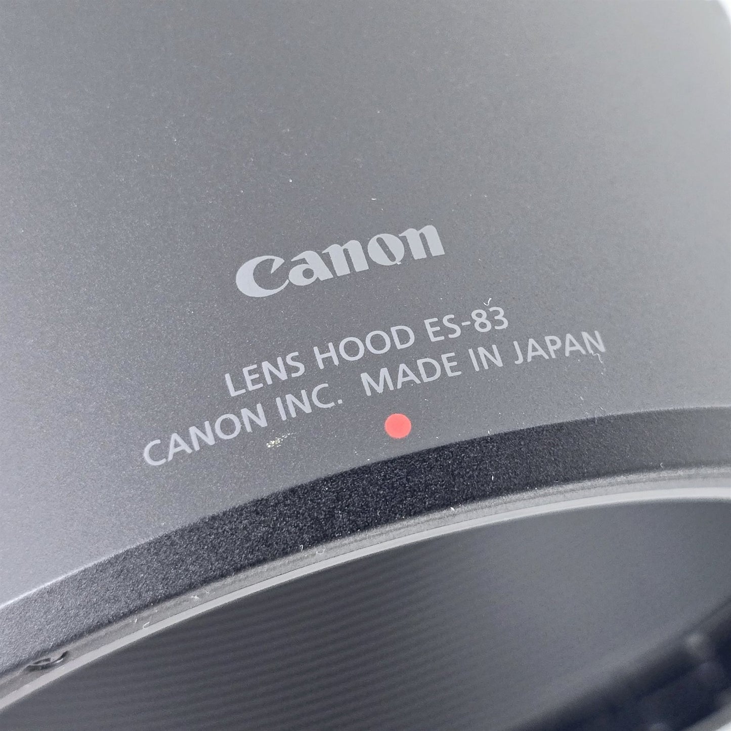 [Pre-owned] Canon ES-83 Lens Hood for RF 50mm f/1.2L USM — Top Mint — Japan #5281