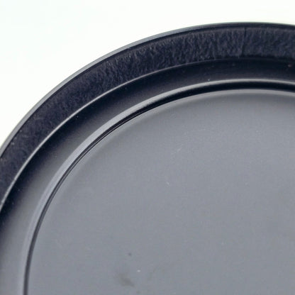 [Pre-owned] Contax Metal Lens Cap Black 89mm K84 K-84 — MINT — Japan #1765