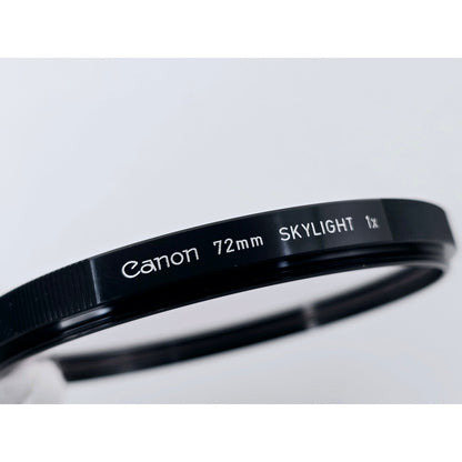 [Pre-owned] Canon 72mm Skylight 1x Filter for FD EF Lens — Near MINT+++ — Japan #4877