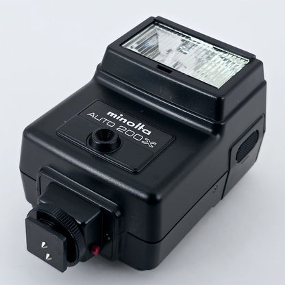 [Pre-owned] Minolta Auto 200X Shoe Mount Flash for XG XD Series — Mint — Japan #5716