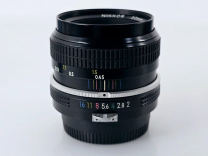 🌸[Near MINT] Nikon Non Ai Nikkor 50mm F2 Standard MF Lens Genuine From Japan