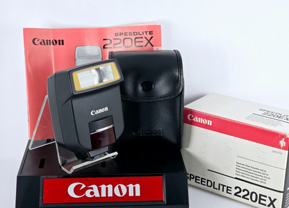 Tested🌸[Near MINT] Canon Electronic Shoe Mount Flash Speedlite 220 EX From JPN
