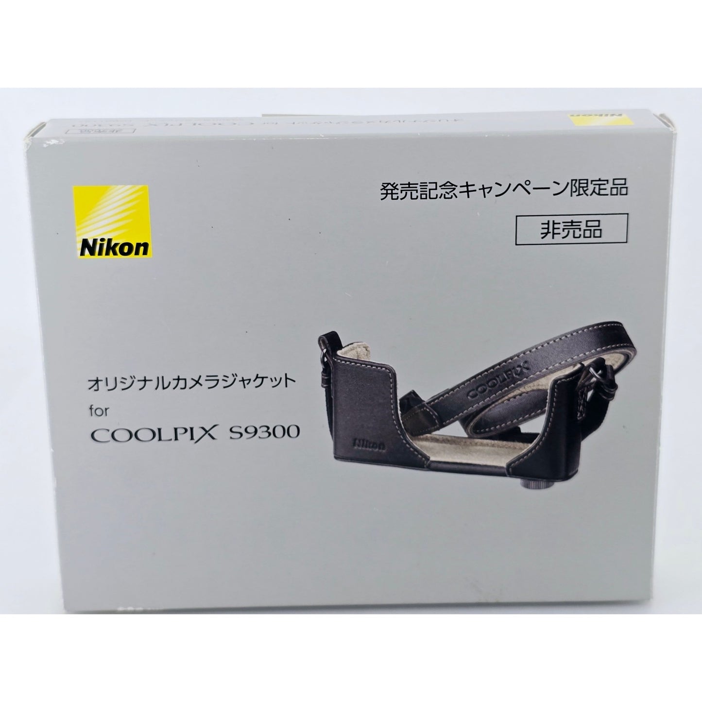 [Pre-owned] Nikon Genuine Leather Jacket Case for Coolpix S9300 — Unused — Japan #4746