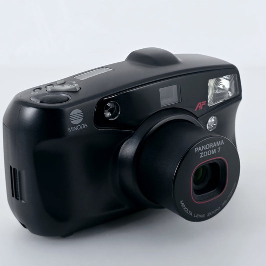 [Pre-owned] Minolta Panorama Zoom 7 Quartz Date Point & Shoot 35mm Film Camera — Mint — Japan #5507
