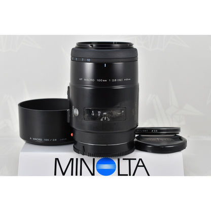 [Pre-owned] Minolta AF 100mm f2.8 Macro Lens for Sony A Mount — Near MINT — Japan #2305