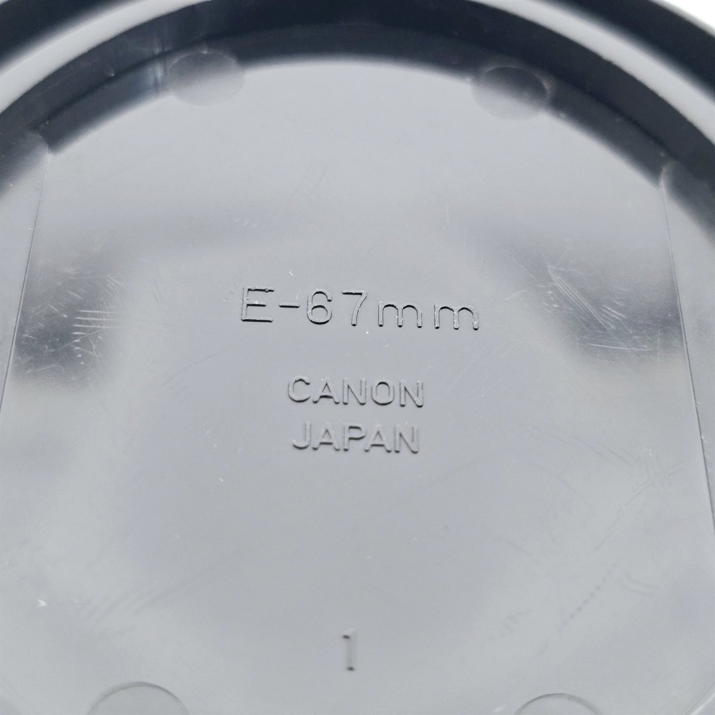 [Pre-owned] Canon 67mm Front Lens Cap E-67U Ultrasonic for EF Lenses — Mint — Japan #5539