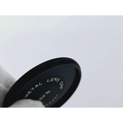 [Pre-owned] 52mm Front Lens Cap Metal Screw-in Type — MINT — Japan #2549