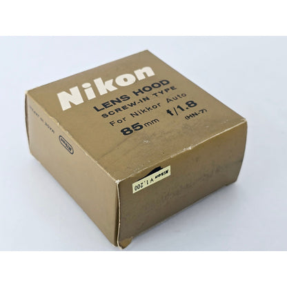 [Pre-owned] Nikon HN-7 Metal Lens Hood for 85mm f/1.8 & 80-200mm f/4.5 (Genuine) — Unused — Japan #4394