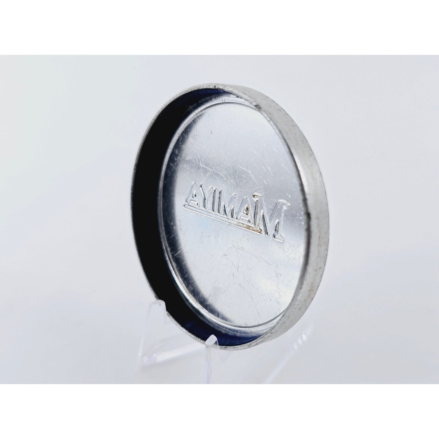 [Pre-owned] Mamiya Metal Front Lens Cap 42mm Push-on — Near MINT — Japan #2544