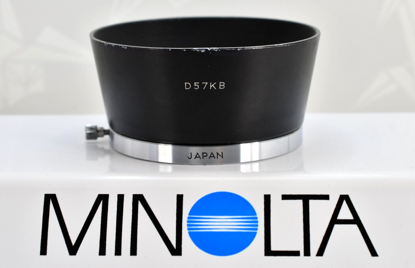 🌸[Excellent+++] Minolta Metal Hood D57KB for Auto Rokkor 58mm F1.4 From Japan