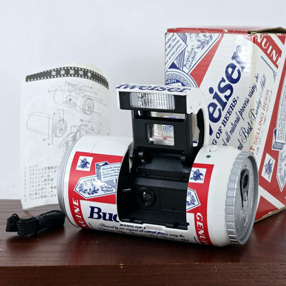 [Pre-owned] Vintage Budweiser King of Beer Can Novelty 35mm Film Camera — Mint — Japan #5857